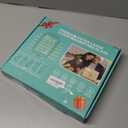 30X 10X Extra Large Floor Magnifying Glass with Light and Stand,60 LED Flexible Gooseneck Floor Magnifying Lamp with 5 Color Modes, 2-in-1 Lighted Magnifiers for Close Work, Sewing,Crafts, Painting (Black)