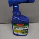 BioAdvanced 2-in-1 Moss and Algae Killer for Lawns, Moss Killer for Roofs, Patios, Decks, and Deck Cleaner, 32 oz (EXP 12/27/36)