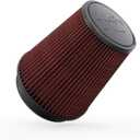 K&N High-Flow Original Lifetime Universal Clamp-On Air Filter: High Performance, Premium, Washable: Flange Diameter: 5 In, Filter Height: 7 In, Flange Length: 1 In, Shape: Round Tapered, RU-2800