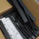 Benany Solar Outdoor Lights, 12 Pack Solar Pathway Lights Waterproof, Landscape Lighting for Path Walkway Lawn Garden Yard Outside Décor, Black