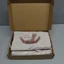 Dunzy 20 Pcs Linen Bread Bag for Homemade Bread Reusable 2 Sizes 10" x 12" and 11" x 17" Unbleached Container Drawstring Natural Bags Storage for Food Baking Kitchen Sandwich Bakery Picnic Wedding