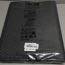 Pieviev Cat Litter Mat Double Layer Waterproof Urine Proof Trapping Mat 1 Pack (Black, 24x15 Inch (Pack of 1))