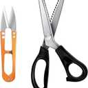 Shears Comfort Grips Crafts Zig Zag Cut Sewing Scissors, Professional Handheld Dressmaking, Pinking Shears, Zig Zag Craft Scissors Decorative Edge, Pinking Shears for Fabric Cutting