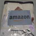 Pinch Pleated Linen Curtains 96 Inches Long for Living Room Bedroom, Light Filtering Boho Window Drape 96 inch 2 Panels Burgs with Hooks&Rings 8ft Cream Birch Sliding Glass Door Sheer Curtain Decor