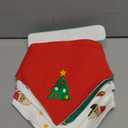 Little Dimsum Baby Bandana Drool Bib for Christmas Baby Bibs Boys & Girls Super Absorbent 100% Organic Cotton Baby Bandana Baby Gift Set for Teething Drooling(Christmas 4-Piece Bib
