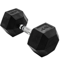 CAP Barbell, 40lb Rubber Hex Dumbbell, Single