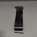 LINKUP PCIE 5.0 Riser Cable | for Vertical GPU Mount | Straight | Graphics Card GPU Ready | Usable with PCIe 4.0 & RX9070/ RTX5090 | 60cm (Total Length: 64cm)