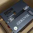 PCP Air Compressor 4500Psi/30Mpa Water/Oil Free PCP Air Pump Rifle,12V Automotive DC 110V AC PCP Airgun Compressor With Power Converter,Built-in Fan,Suitable for Paintball, Air Rifle, Black 