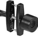 National Hardware N178-798 V1307 Knob Latch in Black, 1-1/2,1-3/4,3"
