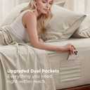 Bedsure Deep Pocket King Sheet Set - 6 Piece, Prewashed Ultra-Soft King Size Sheets Set, Fits Mattresses Up to 18 Inches Thick, Breathable & Secure Fit, Hotel Luxury Bedding, Linen