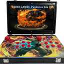 RegiisJoy 30000 in 1 Portable Arcade Game Console 18-inch HD Screen Dual Players Pandoras Box 70S,Retro Video Game Machine Metal Box Search/Hide/Save/Load/Pause Games