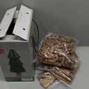 Wondertoys 330 Pcs Wooden Log Set Real Wood Logs Classic Building Log Ages 3+ Best Retro Building Gift Set for Boys Creative Construction Engineering Educational Gifts