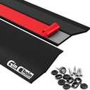 Garage Door Seal Top and Sides, 36FT Garage Weather Stripping Side Seal Top Seal, Universal Weatherproofing Garage Door Trim Weather Strip(Black)