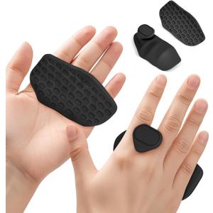 3 x HUAFA Anti-Slip Workout Grips, Gym Grips Weight Lifting Grips Pads, Ergonomics Weight Lifting Gloves for Men Women Deadlift, Fitness Training and Exercise, Gym Grips Pads for Palm Protection