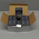 BESTTEN 10 Pack Dimmer Light Switch, Single-Pole or 3-Way Dimmer Switches, 120V, Compatible with Dimmable LED, CFL, Incandescent and Halogen Bulbs, Decorator Wallplate Included, UL Listed, White