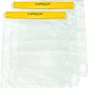 YUMQUA Waterproof Bags Large Size 3 Pack, Clear Watertight Pouch Holder for Document Map Camera Mobile Phone Car Key, fits Kayaking Boating Hiking Water Sports (Yellow)