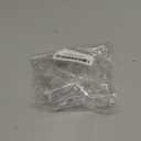 20pcs Plastic Locking Shelf Support Pegs,6mm Shelf Pins ,Self-Locking Bracket Clips,Clear Shelf Pegs for for Kitchen Cabinet Furniture Book Shelves, 6mm Peg x 3/4" Thick Shelves