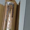 LazBlinds No Tools No Drill Cordless Bamboo Roman Shades, Light Filtering Window Treatment, Roll Up Bamboo Blinds for Window 32'' W x 64'' H, Ceylon Light Russet