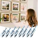 PAGOW 120 Pcs Self-Drilling Anchors, 4 Sizes Anchors and Screws for Heavy Duty, Metal Screw Anchors Kit, No Drill and Hole in Wall (1.18"+1.37"+1.57"+1.77")