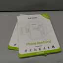 2 x Arm Band for Phone for Running, Phone Holder for Running for iPhone & Samsung Galaxy, Cell Phone Armband Holder for Walking, Gym, Workout, w/Adjustable Strap & Zipper Pocket (Grey-S) (S-5.4'': iPhone SE&13 mini&12 mini&8&7)