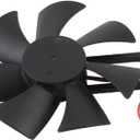uxcell DV 18V Plastic Cooling Fan for Induction Cooker Black