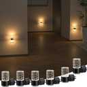 VOLISUN LED Night Lights Plug into Wall, Dimmable Night Light 3 CCT & 5 Brightness Levels, Acrylic Bubble Nightlight with Dusk to Dawn Sensor for Hallway, Bathroom, Stair, Nursery Black 6 Pack