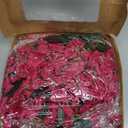 2 x IPOPU 5.9 Ft Artificial Bougainvillea Flowers Garland 2PCS Fake Silk Bougainvillea Vines Long Plant Faux Bougainvillea Wreaths for Centerpieces Table Runner Wedding Arch Wall Decorations (Deep Pink)