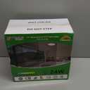 6PK 12 Inch Dimmable LED Flush Mount Ceiling Light,24W, 2520LM, 2700K/3000K/4000K/5000K/6000K CCT Selectable, Round Flat Panel Light Low Profile Ceiling Lamp for Bedroom/Kitchen/Living Room, Black