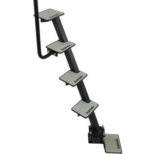 Autoholic Boat Trailer Step 5 Step with Handle Non-Slip Step Fit for Trailer Tongue Safer Easier for People of All Ages Board Boat Trailer Stability Reduce Slip Glow in Dark Climbing Assist