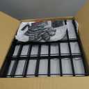 25 Pack Garden Animal Barrier Fence, 17in (H) X 27ft (L) No Dig Fence, Rustproof Metal Garden Fencing Bordere, Decorative Fencing Panel for Dog Rabbits Ground Stakes Defense and Outdoor Patio