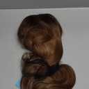 HAIRCUBE Long Synthetic Wig for Women Heat Resistant Natural Looking Hair with Bangs, Perfect for Daily Use, Party & Cosplay (Mixed Brown)