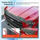 powoq Hood Protector Compatible with 2015-2020 Ford F150 Deflector Upgraded TPE Shield Hood Deflector Replacement for 2015 2016 2017 2018 2019 2020 Ford F-150 Accessories