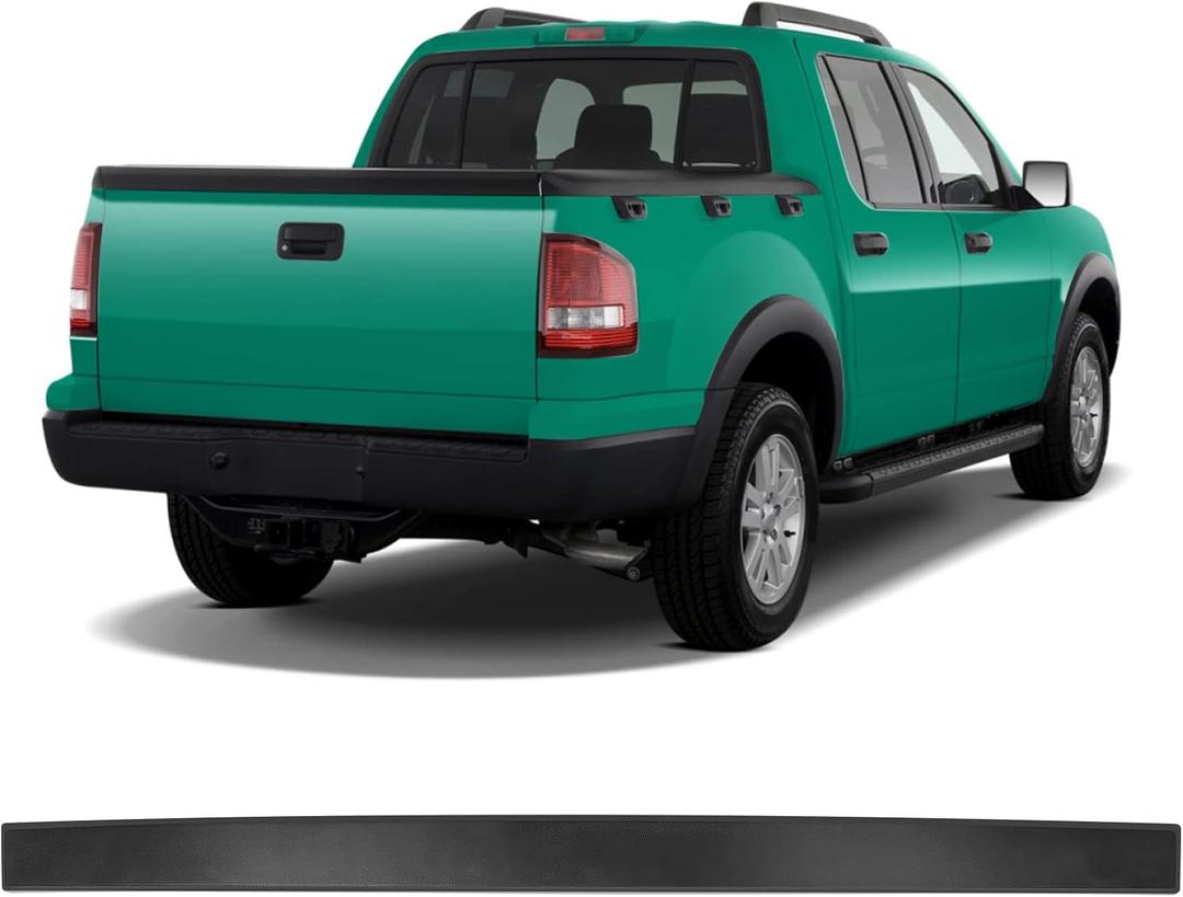 SCITOO 1pcs ABS Top Rear Tailgate Moulding Trim