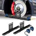 Heavy-Duty Toe Alignment Plate Tool  No Caliper Removal Needed, Includes 2 Imperial Tape Measures  Universal Automotive Alignment Tools Fit for Cars, Trucks, and SUVs (Pentagram)