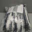 Heated Blanket Throw - 50"x60" Fast Heating Bed Electric Blankets Throw with 6 Heating Levels & 4 Hours Auto Off, Soft Ribbed Faux Fur Sherpa, Over-Heated Protection ETL, Dark Gray