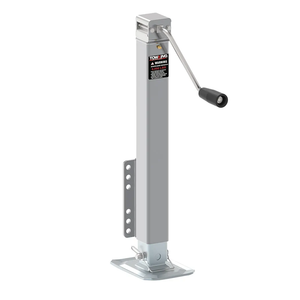 TOWKING 8000LBS Square Trailer Jack, 15" Lift, Heavy Duty Swivel Jack with Drop Leg, for RV, Boat, and Utility Trailers