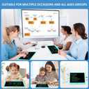 Toys for 3 4 5 6 7 8 Years Old Boys Girls, LCD Writing Tablet 15 Inch Doodle Board, Electronic Drawing Pads Drawing Tablet, Educational Birthday Gift for 3-6 Years Old Kids Toddler (Blue)