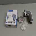 BEAUTURAL Fabric Shaver and Lint Remover, Sweater Defuzzer with 2-Speeds, 2 Replaceable Stainless Steel Blades, Battery Operated, Remove Clothes Fuzz, Lint Balls, Pills, Bobbles Gray