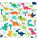 Titiweet Dinosaur Wrapping Paper for Boys Girls Kids - Dinosaur Gift Wrap, 12 Sheets Dino Wrapping Paper for Christmas Birthday Holiday, 20 x 28 Inches Per Sheet