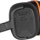 Klein Tools Behind-the-Head Earmuffs, Hearing Protection, Adjustable Headband, for Construction, Manufacturing, Maintenance, Woodworking