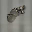 Brushed Nickel Suction Cup Hooks,Heavy Duty Suction Cup Towel Hook Up to 12 lbs,Removable Shower Loofah Holder for Bathroom, Kitchen, Glass Door, Mirror, Tile(3-Pack)