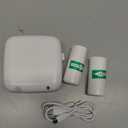 Mini Printer Sticker Thermal Printer with 3 Rolls Paper, Bluetooth Portable Phone Print Pods,Study Sticker Maker for Pictures, Photos, Journals, DIY, Compatible with Phone & Tablet (white)