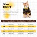 Sphynx Cat Sweater, Soft Fleece Pullover with Sleeves, Warm & Elastic Pet Clothes for Hairless Cats and Small Kittens, Cozy Winter Outfit Yellow XL