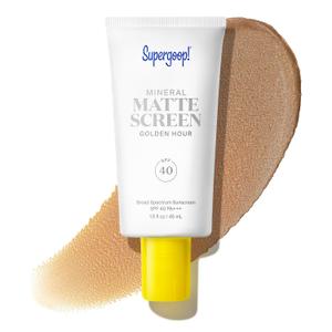 Supergoop! Mineral Mattescreen (SPF 40) - 45 mL - Mineral, Oil-Free Broad Spectrum Sunscreen