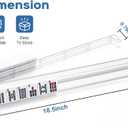 Mahjong Racks with Pushers, 4PCS Mahjong All-in-One Tile Rack and Pusher, Clear Acrylic American Majiang Tile Racks with Built-in Pushers, Transparent