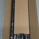 YNL Curved Shower Curtain Rod 35-82In(2.9-6.8Ft), Matte Black Rounded Rustproof Shower Rod for Bathroom Bathtub, Adjustable Arched Shower Rod, Never Rust|Extra Space|Non-Slip|Expandable|Need to Drill
