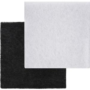 12202 Carbon and coarse pad Replacement Filter, Suitable for Pond Filtration 30.48 cm x 30.48 cm Black