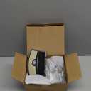 Aootek New Solar Motion Sensor Lights 120 LEDs with Lights Reflector,270 Wide Angle, IP65 Waterproof, Step Lights for Front Door, Yard, Garage, Deck (Black, Daylight White, 6-Pack)