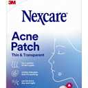 Nexcare Thin and Transparent Acne Patch, Skin Cover Absorbs Pus and Oil from Clogged Pores, made with hydrocolloid, tab allows for easy removal from liner - 39 Pimple Patches