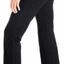 Yogipace,Belt Loops,Women's Petite/Regular/Tall Flare Yoga Dress Pants (XX-Large/31" Inseam, Black(2 Rear Pockets))